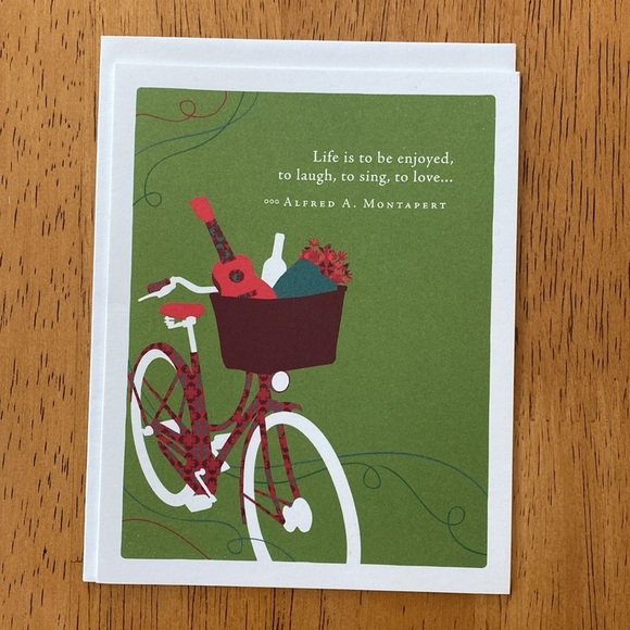 Compendium Positively Green Birthday Card and Envelope - Picture 2 of 4